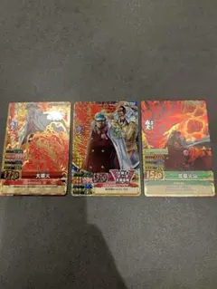 ワンピース ベリーマッチダブル 青キジ＆赤犬＆黄猿 CP3点 - メルカリ