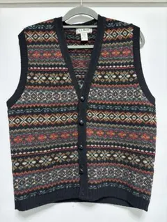 L.L.Bean 100%ウール ノースリーブベスト