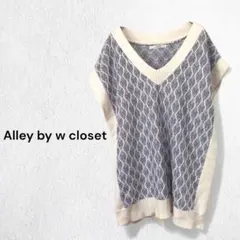 アリーバイダブルクローゼット ベスト チュニック トップス プルオーバー F