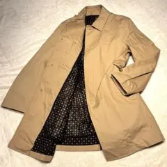 タケオキクチ ステンカラーコート ベージュ ライナー付 裏地総柄 新品未使用