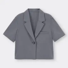 GU ハーフスリーブクロップドジャケットのサムネイル