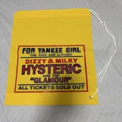 HYSTERIC GLAMOUR ショップ袋 巾着 イエローのサムネイル