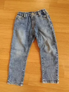 デニム風長ズボン サイズ100　ウエストゴム