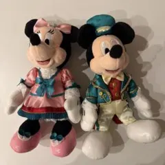 ディズニー　ランドホテル　ミッキー　ミニー　ぬいぐるみバッジ