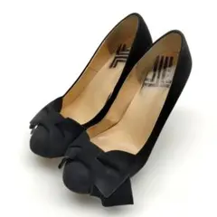 LANVIN en Bleu スエード 本革 日本製 ハンヒール 9478