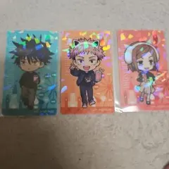 呪術廻戦 伏黒恵 虎杖悠仁 釘崎野薔薇 カード