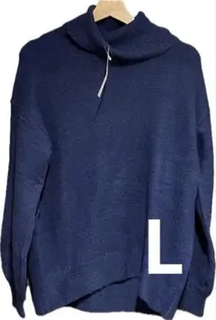 GU タートルネックセーター Lサイズ ネイビー 新品 未使用