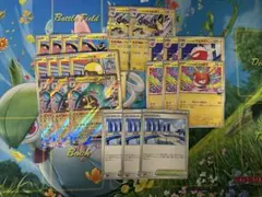 バトルパートナーズ　ナンジャモデッキパーツ& ピカチュウex おまけ