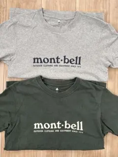 mont-bell ロゴ　Tシャツ　2枚セットのサムネイル