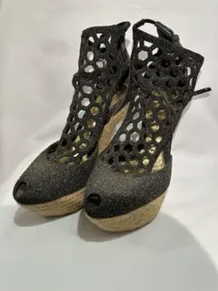 ALEXANDER MCQUEEN ウェッジソール パンプス 37のサムネイル