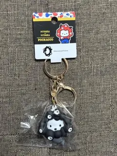 大阪・関西万博　サンリオ　ポチャッコ　黒ミャクミャク　キーホルダー　ブラック