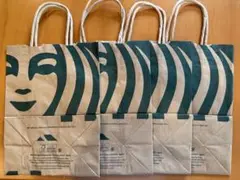 Starbucks スターバックス ショップ袋 4枚セットのサムネイル