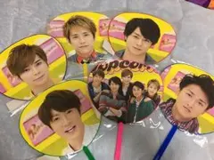【新品未開封！美品！おまけつき！】嵐popcornミニうちわ