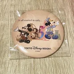 ディズニー　35周年　缶バッジ　ミッキー