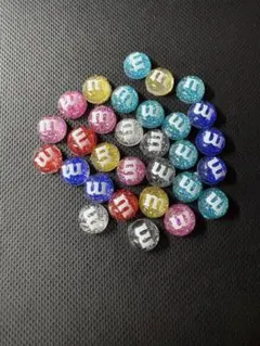 ♥mチョコラメ入りネイルパーツ