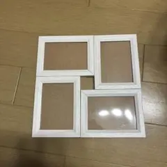 フォトフレーム 4面 ホワイト インテリア