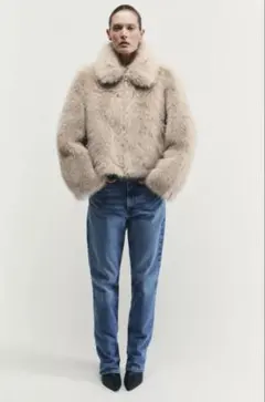 ZARA ダブルフェイス フェイクファージャケット