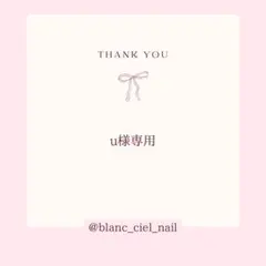 u様専用ページ　ネイルパーツ