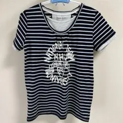 Musk Style ボーダー 半袖 カットソー