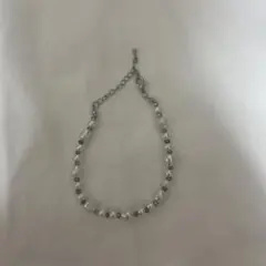 パール ブレスレット シルバー ビーズ WEGO ウィメンズ