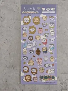 ちいかわ ゴールドクリアシール　リボン