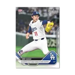 佐々木朗希　MLB Topps now MLBデビュー