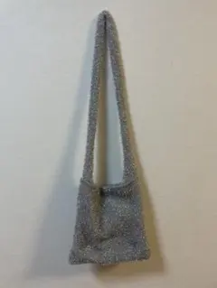 シルバーラメ ショルダーバッグ