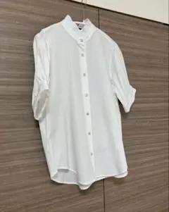 ZARA 半袖シャツ　未使用品　Sサイズ　ホワイトのサムネイル