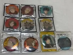 士道龍聖 ブルーロック 天狗茶亭 スマイルベースカフェ 缶バッジ&特典8