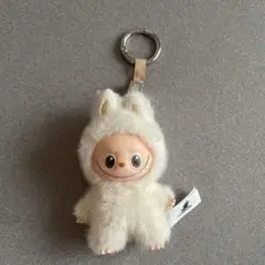 THE MONSTERS ラブブ　ぬいぐるみキーホルダー ホワイト