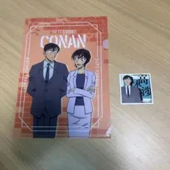 名探偵コナン 非売品 高木渉 佐藤美和子 クリアファイル＋ステッカーセット
