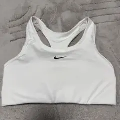 Nike ナイキ MEDパッドブラ ブラトップ スポーツブラ ホワイト／S