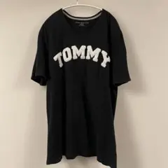 TOMMY HILFIGER ブラック Tシャツ XL