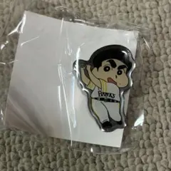 ソフトバンクホークス　クレヨンしんちゃん　ピンバッジ　近藤健介