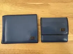 PORTER ネイビー 二つ折り財布　コインケース　セット