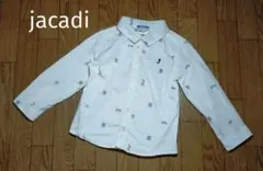 jacadi ジャカディ　ブラウス　36M 96㎝　ホワイト　総柄