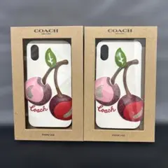 COACH iPhoneケース チェリーデザイン　2個