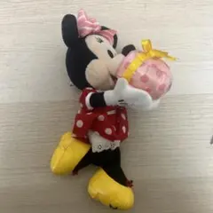 ミニーマウス　ぬいぐるみバッチ