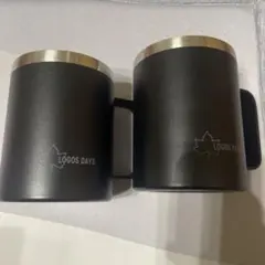 真空断熱 マグカップ 2個セット　LOGOSDAYS