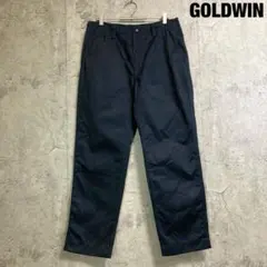 【GOLDWIN】ゴールドウイン ワイドチノパンツ ダークネイビー Lのサムネイル