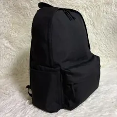MUJI 無印良品 肩の負担を軽くする撥水リュックサック ブラックのサムネイル