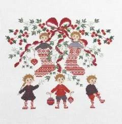 ペレッテ　サモイロフ　クロスステッチ　完成品