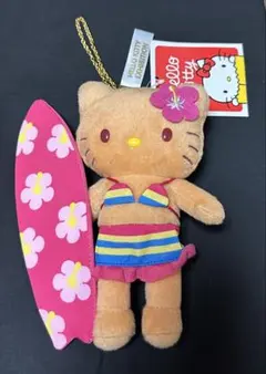 ハローキティ展 キティ マスコットホルダー 日焼けキティ ぬいぐるみ ギャル