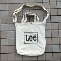 Lee キャンバストートバッグ ホワイト