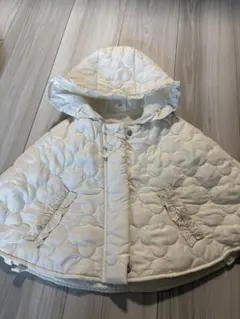 tete a tete フード付きキルティングポンチョ 70-80 バースデイ