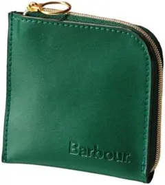 新品☆ Barbour（バブアー）レザー製ミニ財布 コインケース