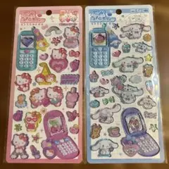 平成ハッピーフォン　ハローキティ　シナモロール 2枚セット　サンリオ