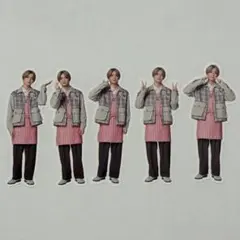 なにわ男子 高橋恭平 フレークシール5枚セット