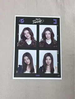 TWICE THIS IS FOR グッズ ランダム証明写真ステッカー サナ