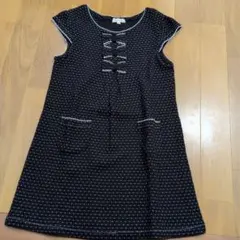 hushush ノースリーブワンピース 120 黒